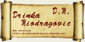 Drinka Miodragović vizit kartica